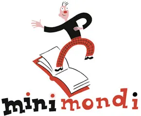 Il logo di Minimondi, il Festival di letteratura per ragazzi e bambini di Parma
