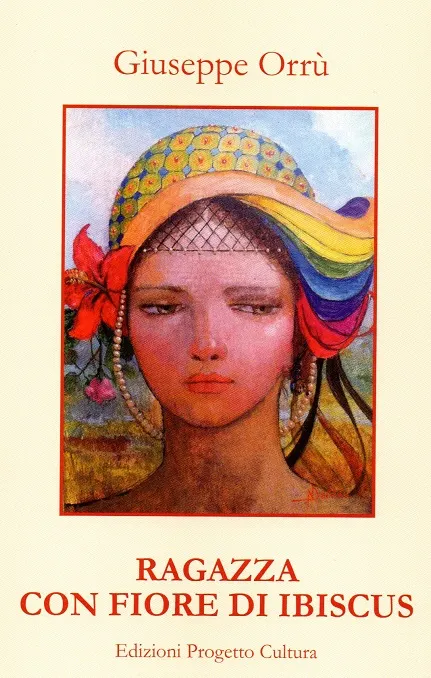 Ragazza con fiore di ibiscus