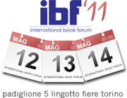 IBF, il 12,13 e 14 Maggio al Salone del Libro di Torino