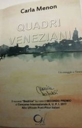 Intervista a Carla Menon, autrice de “Quadri Veneziani”