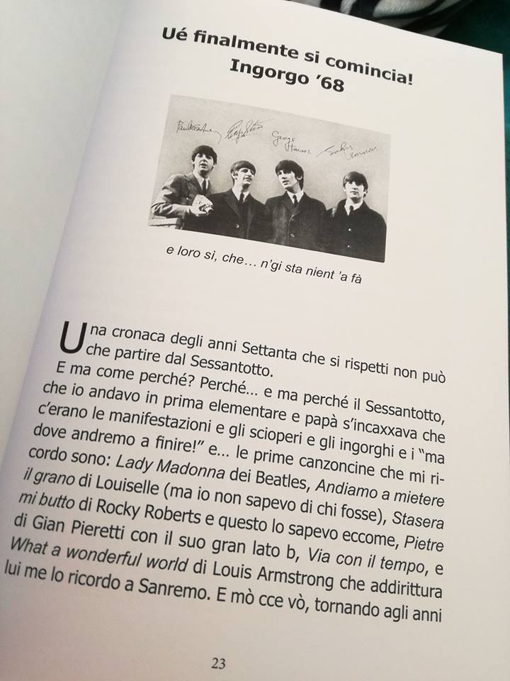 Settanta revisited - Pagina libro - Carlo Crescitelli