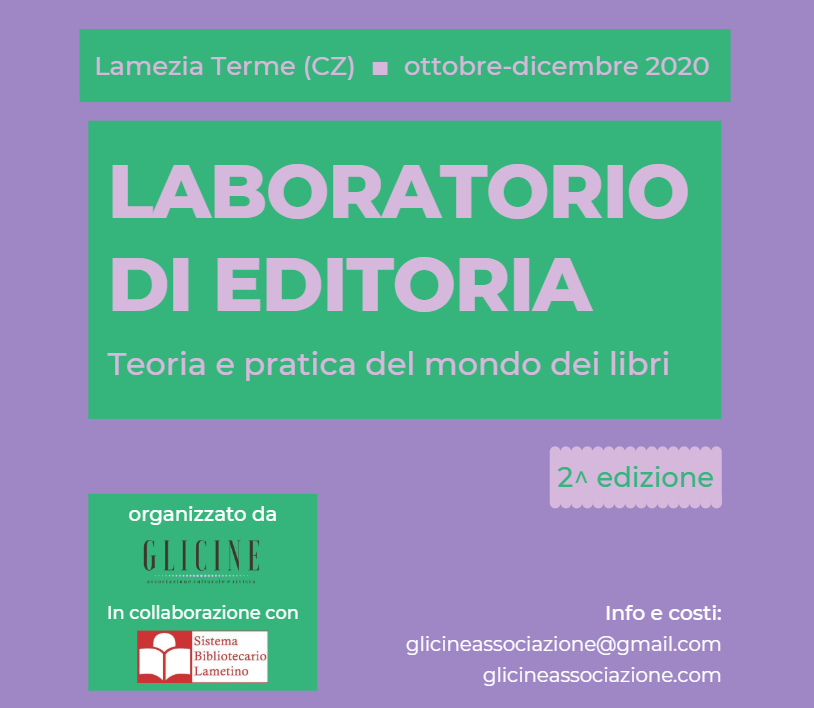 laboratorio di editoria Glicine Lamezia Terme Calabria